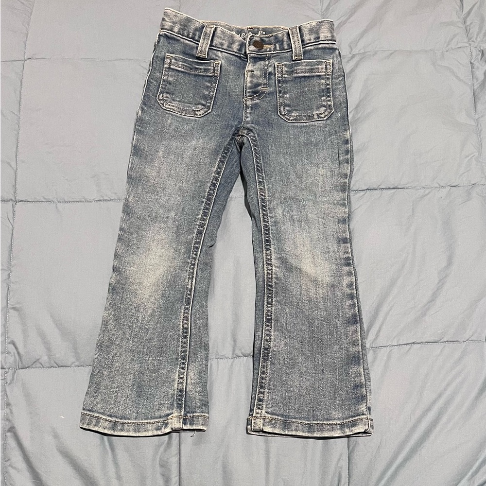 Cat & Jack Girls Blue Denim Jeans EUC